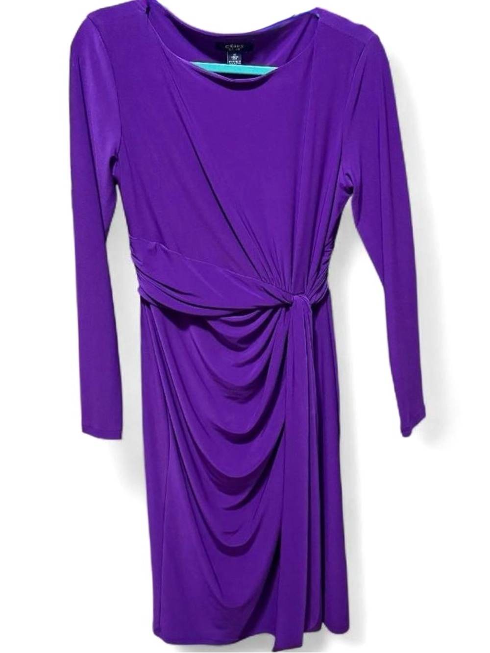 New Chaps Faux Wrap Dress